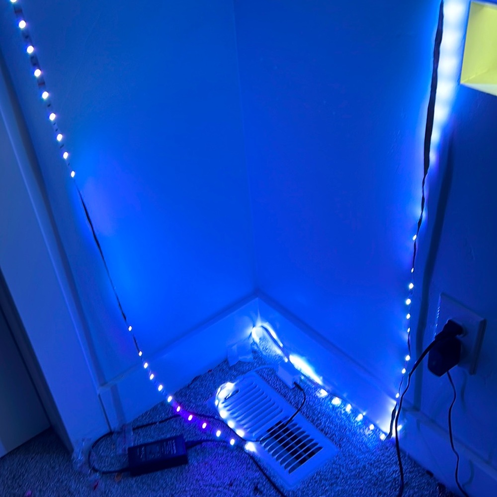 These are LED lights they’re not brand new no box used